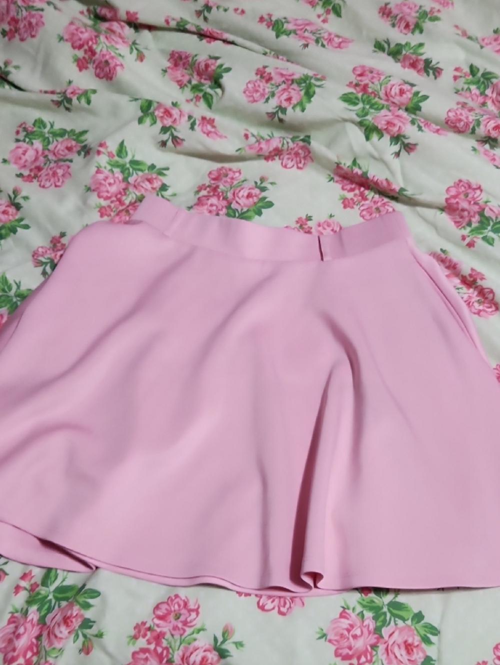 Hot Topic Pastel Pink Skater Skirt
